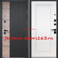 Входная дверь Luxor 2МДФ Дуб Вертикаль Нео