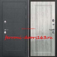 Входная морозостойкая дверь c ТЕРМОРАЗРЫВОМ 11см ISOTERMA СЕРЕБРО РИВЬЕРА