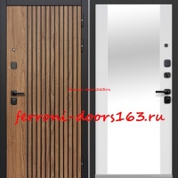 Входная дверь Luxor 2МДФ Рейка зеркало