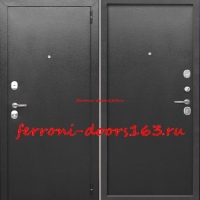 Входная дверь 7,5 см ГАРДА серебро металл/металл