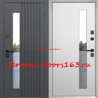 Входная дверь Luxor Термо Рейка стеклопакет