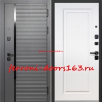 Входная дверь Luxor 2МДФ Горизонталь Нео