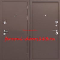 Входная дверь 9 см медь металл/металл